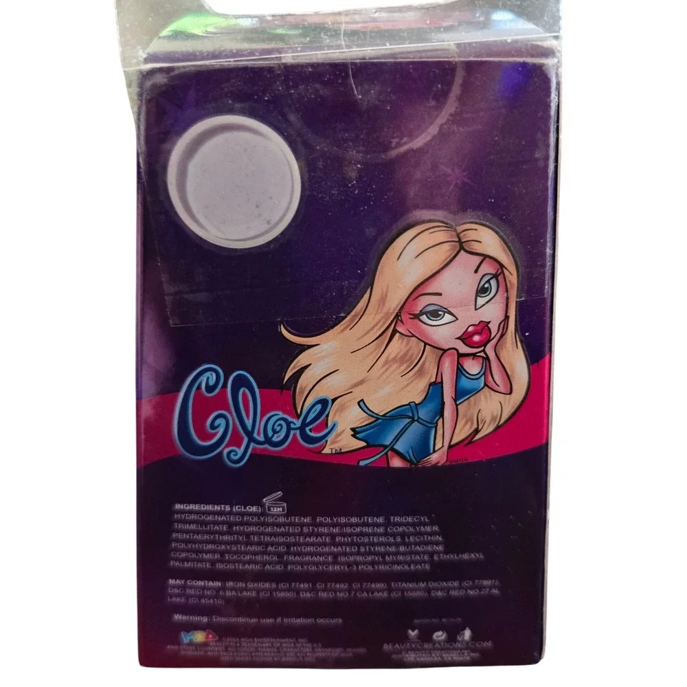 Bratz‎ Lip Oil Purple 0.18oz New Cloe Vanilla Scented Beauty Creations